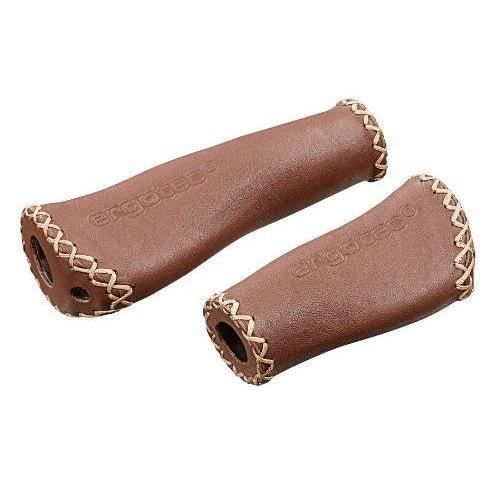ergotec ALS-09/2 Poignées en cuir/Kraton 135/135 mm Marron - 4016538033980
