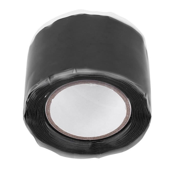 Ruban étanche Noir De Réparation 10 Cm X 1,5 M - Adhésif PVC Pour Fuites, Toits, Tuyaux, Piscines - Forte Adhérence, Imperméable