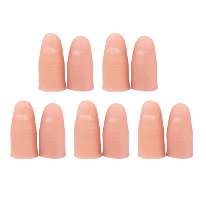 Jouet de magie - Magic Finger - 3 faux bouts de pouce doux - Farces et