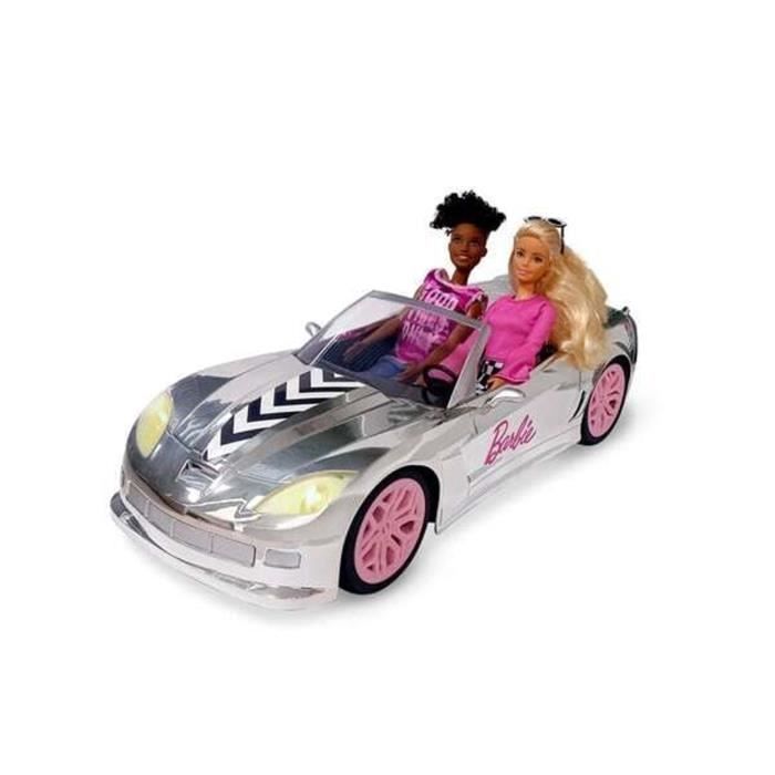 Jouet HAPPY PEOPLE Barbie Dream voiture Argente Radiocommande 2.4 GHz Cdiscount Jeux Jouets
