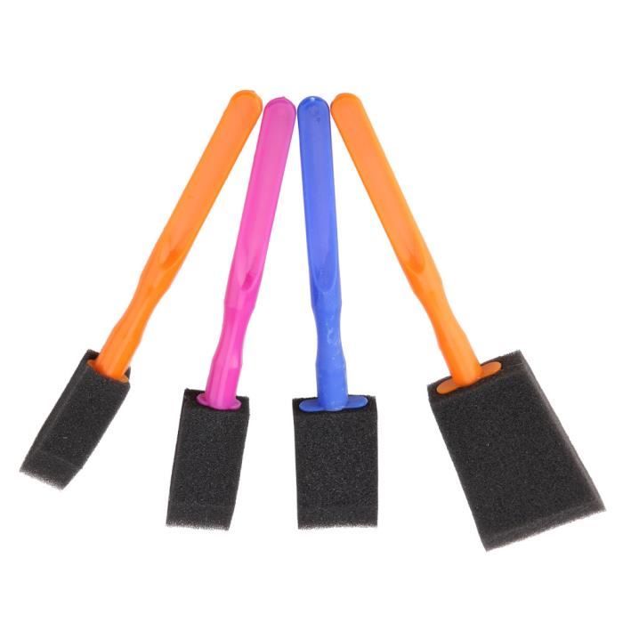 Lot De 30 Tampons Éponge Pour Peinture Enfants - Outils Créatifs DIY