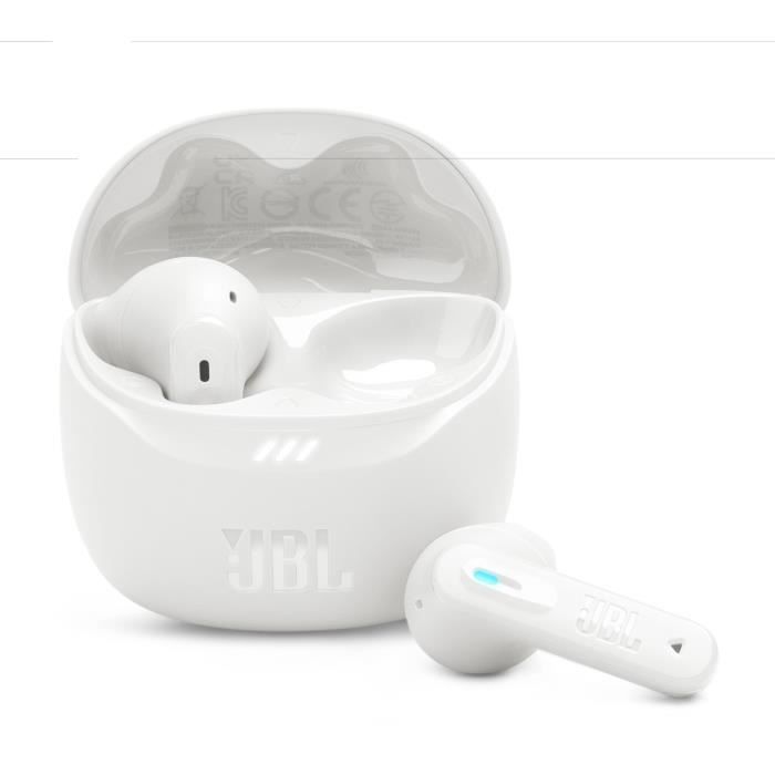 Écouteurs sans fil avec réduction de bruit - JBL - Tune Flex 2 - Blanc