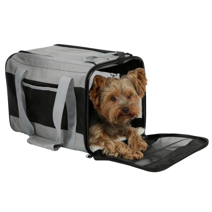 Comparer les prix de Sac de transport pour chien Kerbl Casual - gris - TU