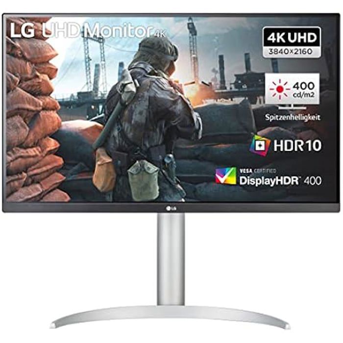 LG 27UP650P-W skaerm – LED baglys – 27