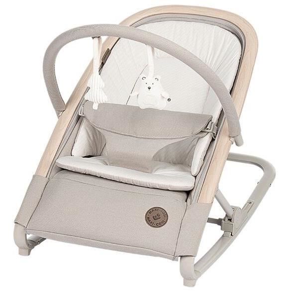 MAXI-COSI Kori Transat léger avec fonction balancelle De la naissance à 2 ans (jusquà 15kg) Classic beige eco