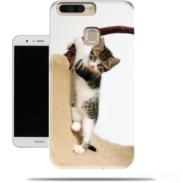 Coque Honor V9 Honor 8 Pro Rigide Motif Bebe Chat Mignon Chaton Escalade De Protection Et Personnalisation Mobilinnov Cdiscount Telephonie