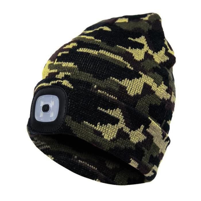 Bonnet D'Hiver Homme Femme – Tricoté Stretchy Avec Doublure Polaire Thermo, Ultra Chaud Et Confortable