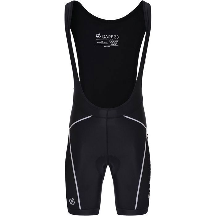 Dare 2b Cuissard vélo Ecliptic avec Peau en Gel injecté Cycle Shorts Homme Black FR: XXS (Taille Fabricant: XXS)