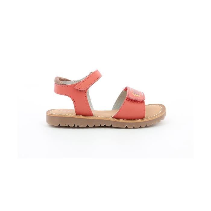 sandale fille rose