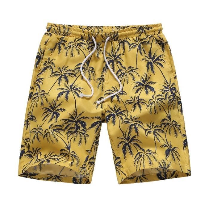 Longzehao Short De Plage Hawaïen Décontracté Pour Homme à