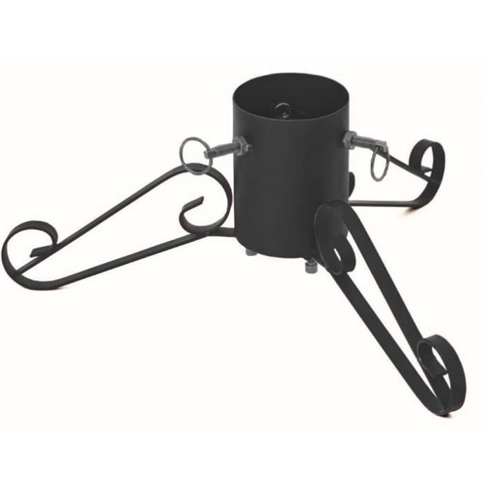 Pied De Table Central Avec Deux Supports, En Acier, Coloris Noir