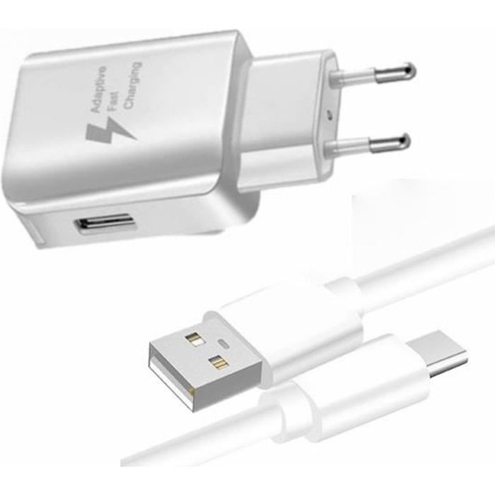 Pack Chargeur + Câble pour Samsung Galaxy A04 Core Fast Charger Ultra-puissant et rapide 3A avec CABLE USB-Type C