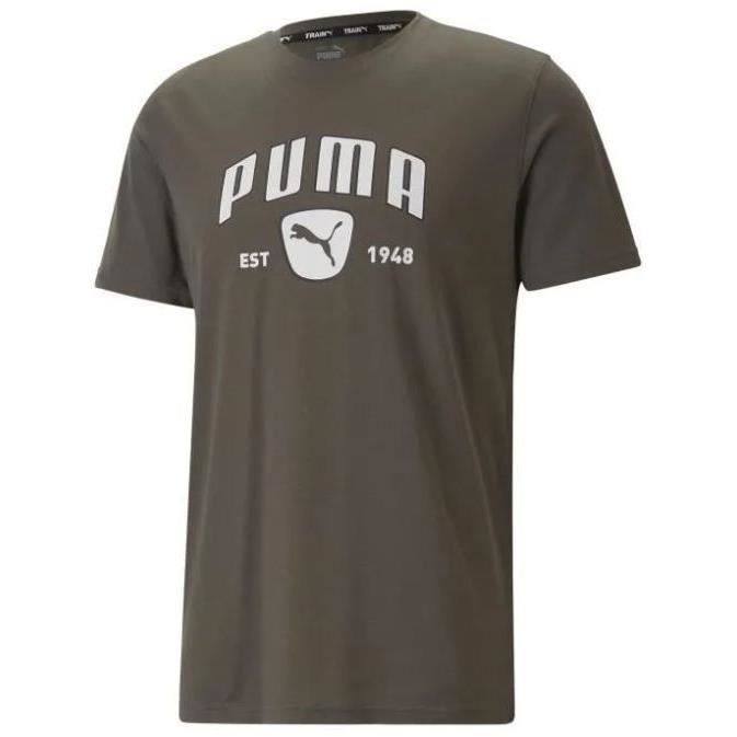 T-shirt de sport - PUMA - Training - Homme - Vert - M