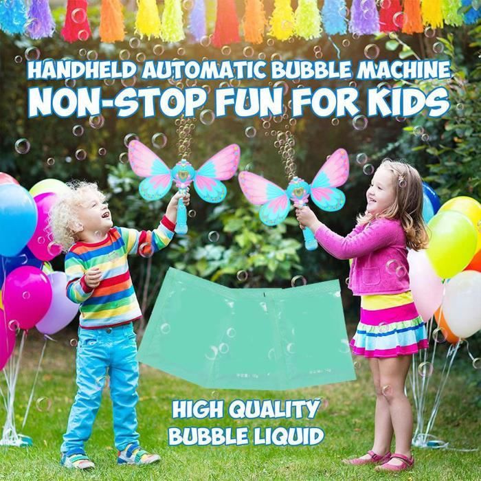 BUBOJOY Baguette à Bulles Fleur pour Enfants, Machine à Bulles