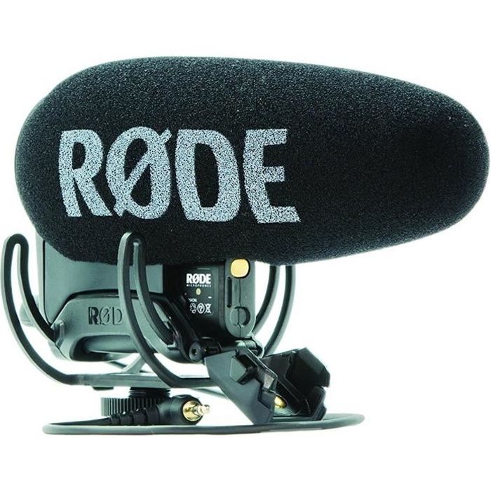 RODE Microphone compact VideoMicPro + - Pour caméra et appareil photo numérique