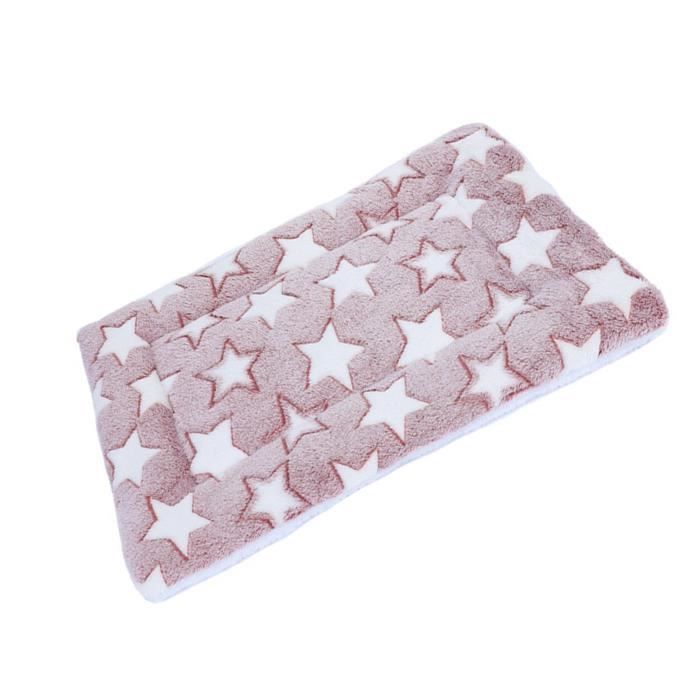 Comparer les prix de SALALIS Tapis Chaud pour Chien Matelas Chaud pour Animaux de Compagnie avec Motif Étoile Rose