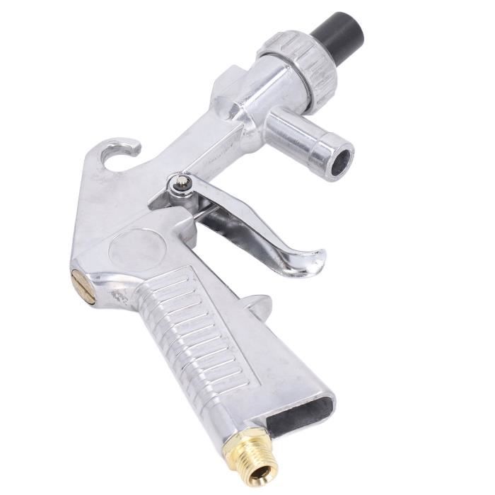 Pistolet De Sablage à Air Comprimé - Sableuse Portable Avec Cuve 750 Cc - Pour Nettoyage, Dérouillage, Polissage, Applications De Revêtement - 3