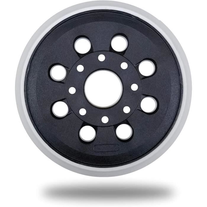 Plateau De Ponçage 125 Mm 8 Trous – Compatible Bosch GEX 125-1 AE, PEX 220 A/AE – Qualité Poweka