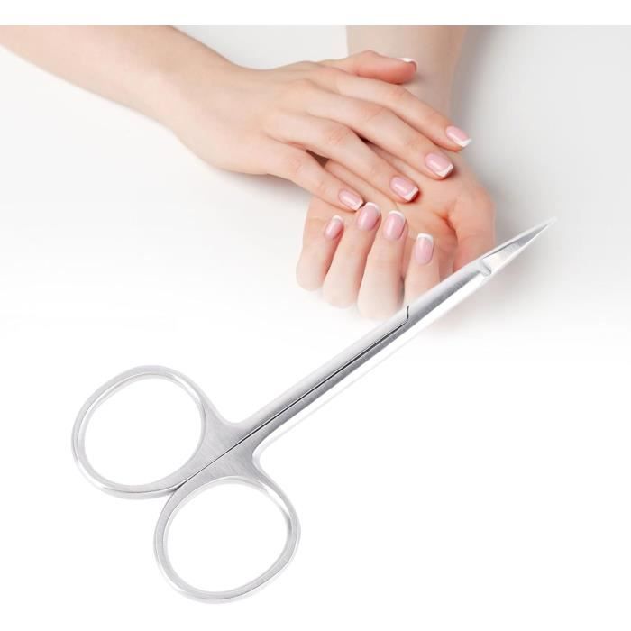 Deux Ciseaux De Manucure Dorés - Ciseaux à Ongles Et à Cuticules - Neuf