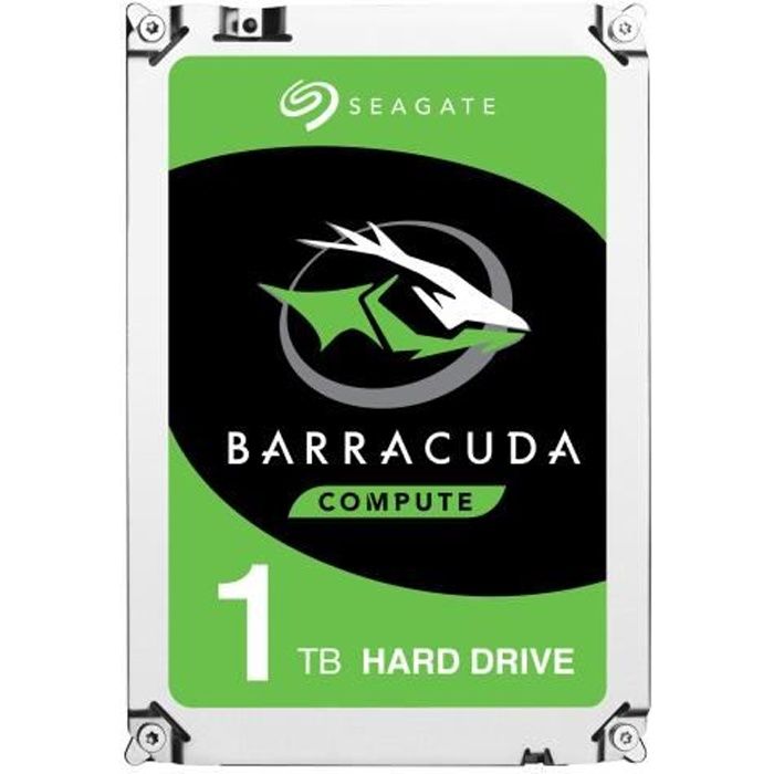 SEAGATE – Disque dur Interne – BarraCuda – 1To – 5 400 tr/min – 2.5 (ST1000LM048)