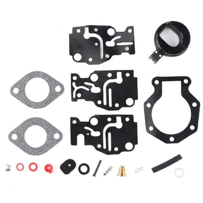 Kit Carburateur Complet Avec Flotteur Pour Moteurs Hors-bord Johnson/Evinrude 3, 9.9 Et 15 HP (1974-1988)