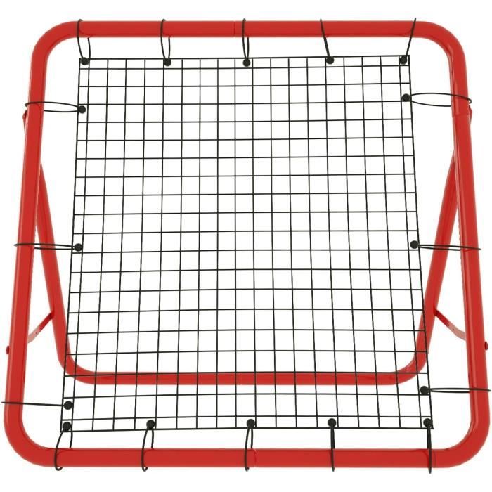 Filet De Rebond Pour Football - Taille 100x100 Cm - Noir En Polyester - Pour Exercices Et Entraînement