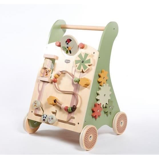 TINY LOVE, Chariot de marche en bois, à partir de 18 mois, Boho Chic
