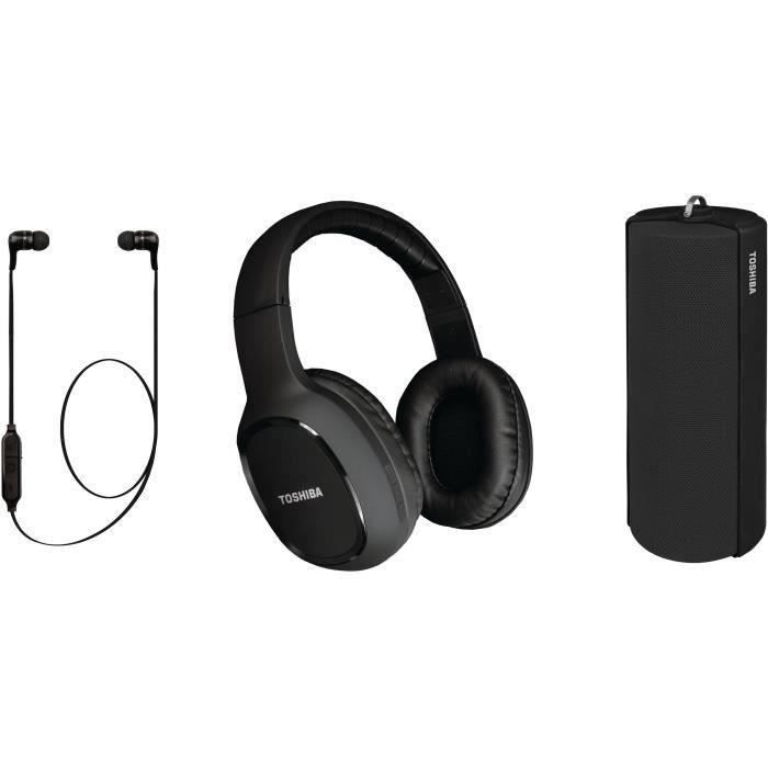 Trio Pack audio Bluetooth 3 en 1 : casques + écouteurs + enceinte Neuf - vue 7