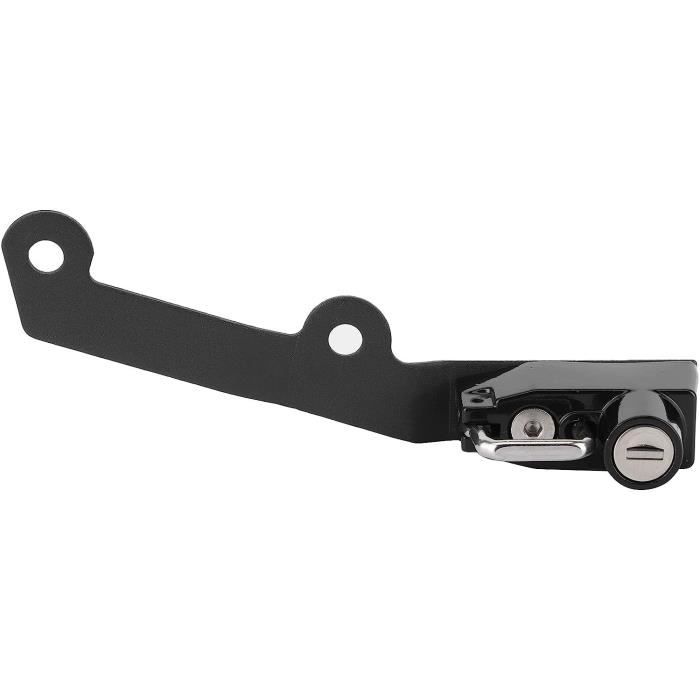 Serrure Antivol Pour Casque BMW R NineT - Modèle Droit Noir En Acier - Livrée Avec 2 Clés - Compatible 2017 Et Plus