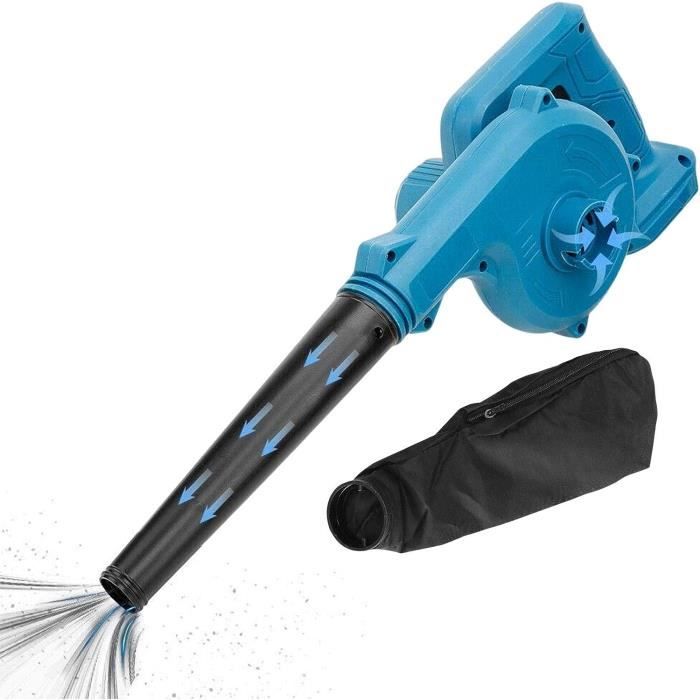 Souffleur De Feuilles Sans Fil Portable - 800 000 Tr/min, Buse Allongée, Pour Terrasse, Voiture, Poussière - 10
