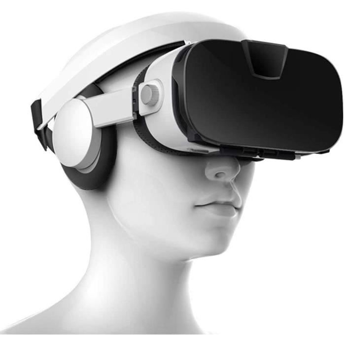Casque Virtuel TONIWA Casque VR, Casque Réalité 3D Virtuelle, Qualité D'image 2K HD Casque Films Jeux Immersifs
