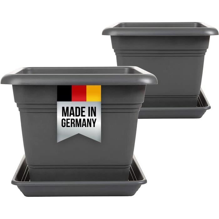 Jardinière Anthéa 60 Cm Shop Colore Anthracite Dimensions 60 Cm