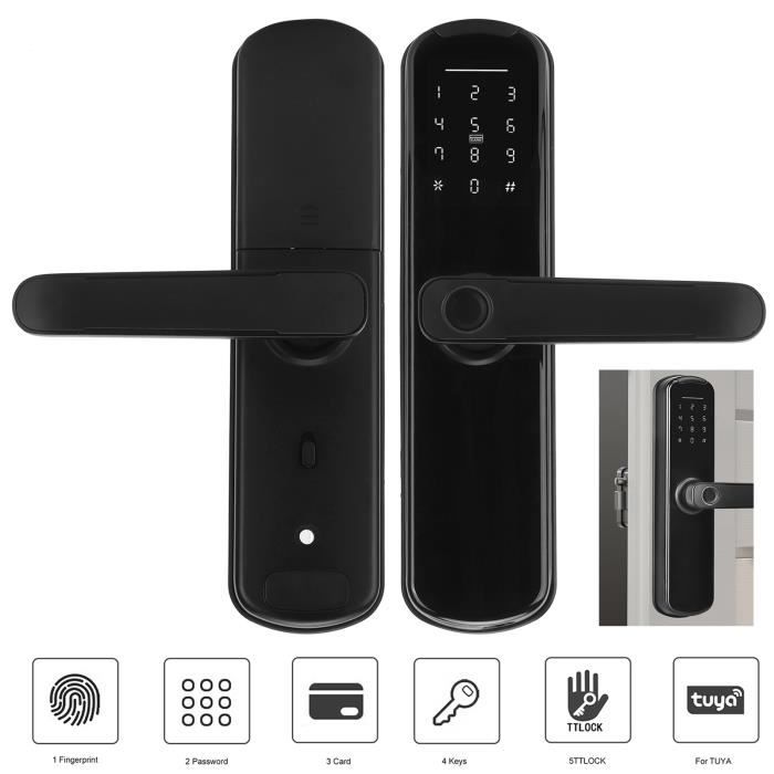 YOSOO Serrure de porte intelligente Serrure de Porte WiFi Intelligente