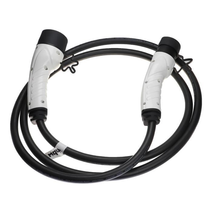 Vhbw Câble de recharge type 2 vers type 2 compatible avec MINI Electric voiture  électrique - 1 phase, 16 A, 3,5 kW, 7 m
