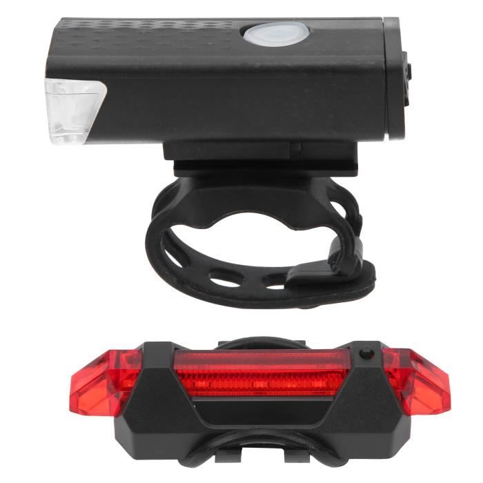 Set Feux Vélo LED Hybrid Sport - Avant/Arrière, Rechargeables USB, Noirs