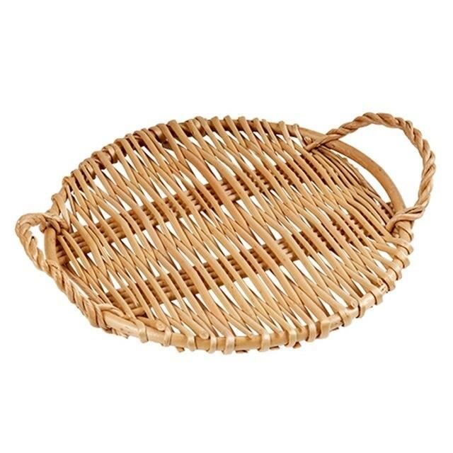 Arthur Cameron Panier de rangement rectangulaire en osier 29 x 25 x 15