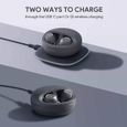 AUKEY Écouteurs Sans Fil Key Series IPX5 BT 5.0 TWS Véritables avec Contrôle Tactile et Chargement Sans Fil Qi EP-T10-1