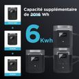 Batterie Supplémentaire Groupe électrogène - EF ECOFLOW DELTA Max - 
Capacité de 2016Wh-1