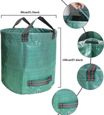 NIUQIGE Lot 3 Sacs Jardin 272L - Sacs Déchets Verts Robuste Avec Poignées