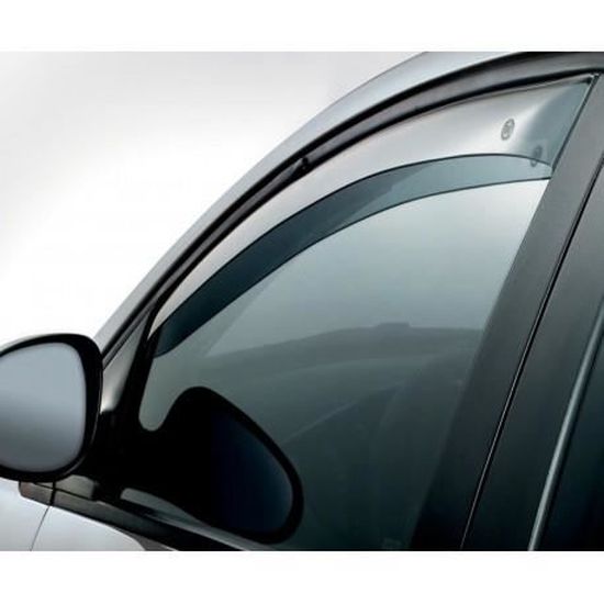 Déflecteurs D'air HEKO Pour Peugeot 205 3 Portes 1983-1998 - 2 Pièces, Acrylique Teinté Gris Fumé - Réduction Bruit, Aération Pluie