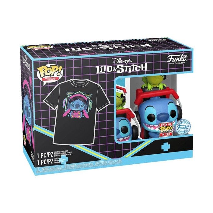 Funko POP! & Tee: L & S - Gmr Stitch With Frog With Frog - M