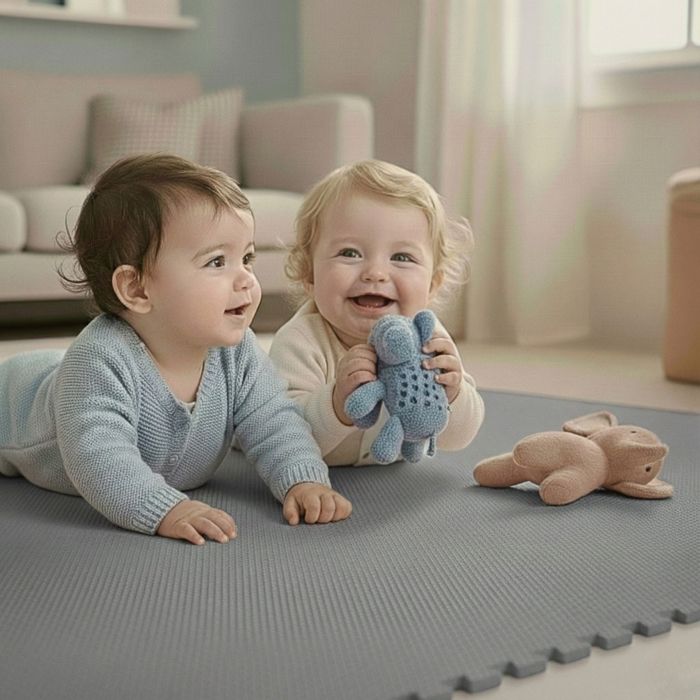 LittleTom 18 Dalles Puzzle Tapis De Sol Épais 30x30cm Bébé - Mousse EVA Antidérapante