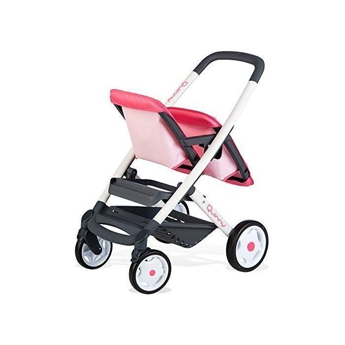 Smoby poussette 3 en 1 Quinny rose - Accessoire poupée - Achat & prix