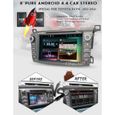 GPS Navigation Android Autoradio 4.4 écran tactile capacitif Lecteur DVD de voiture pour Toyota RAV4 RAV4 2013-2014 8 pouces-2