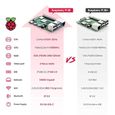 NinkBox Raspberry Pi 4 Modèle B, 4G RAM+64G Micro SD Carte, Starter Kit: Alimentation de 5V/3A avec Interrupteur, Ventilateur,-2