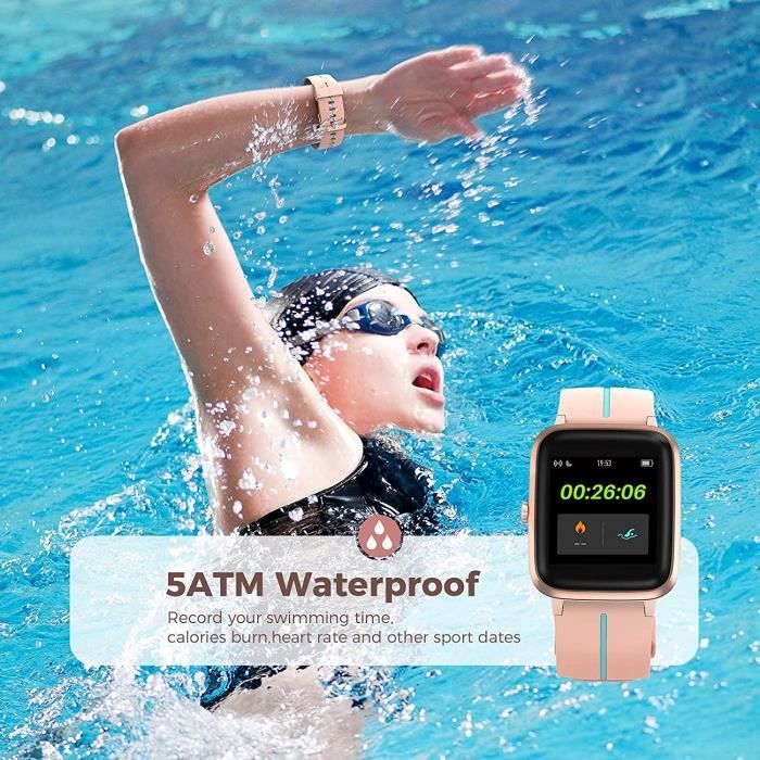Vigorun Montre Connect e Femmes Homme Smartwatch Montre Sport GPS