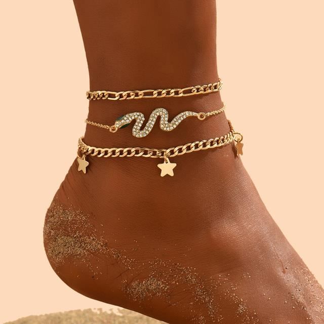 Lot De 9 Bracelets De Cheville NMBCH - Style Boho Réglable | Imperméable Fait Main