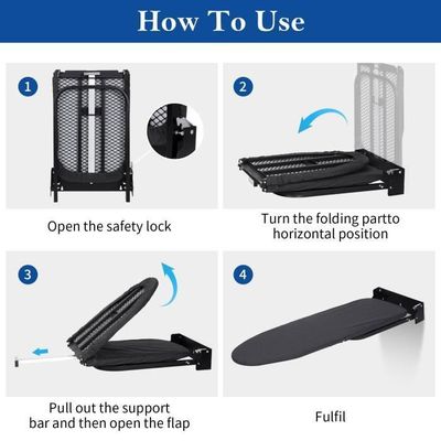 Support De Planche à Repasser, Support Mural En Fer, Support De