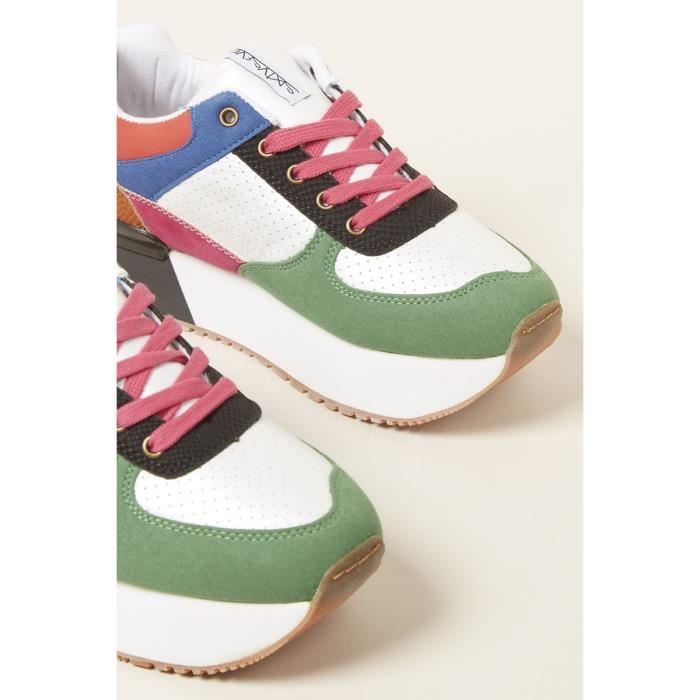 Basket bleu roi femme clearance