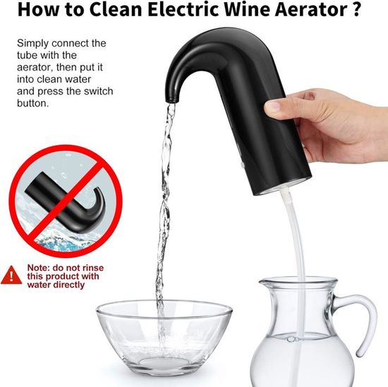 Aérateur de vin électrique, verseur, distributeur automatique intelligent, recharge on Aérateur de vin électrique, verseur, distributeur automatique intelligent, recharge on